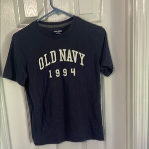 Old Navy Navy Blue Short Sleeve Tee Soft Cotton Essential